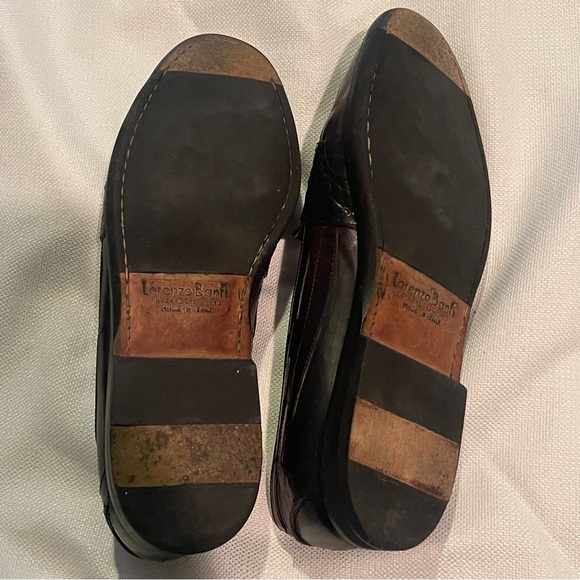 Lorenzo Banfi Men’s Two Tone Hand Made Italian Croc Leather Tassel Loafers US 10 - Picture 8 of 9